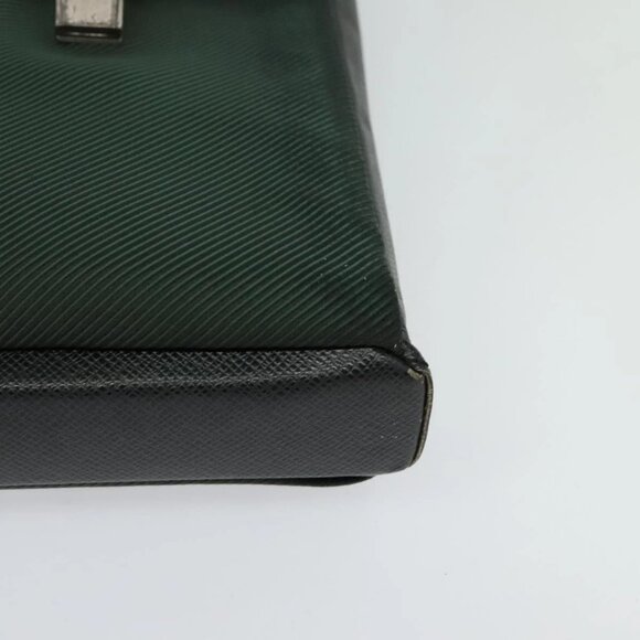 LOUIS VUITTON Taiga Saratov GM Shoulder Bag Ardoise M30882 LV Auth bs27760 - Picture 4 of 16